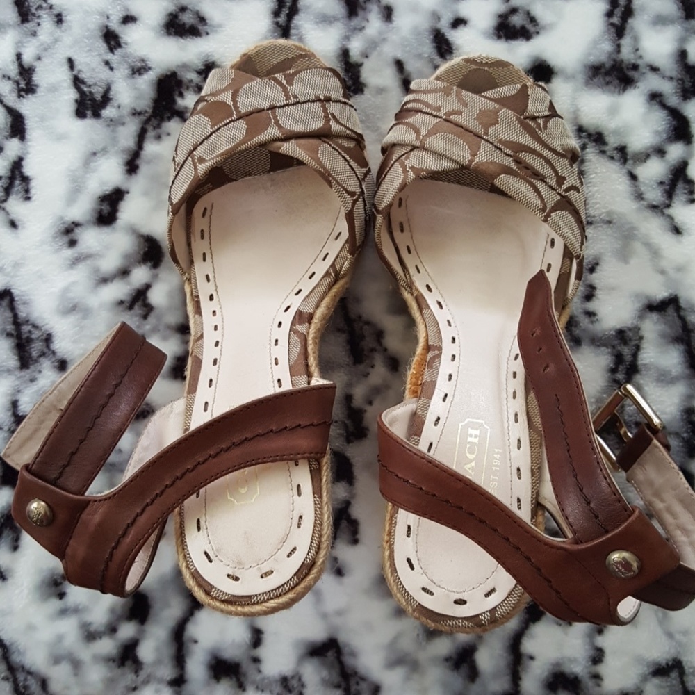 Coach espadrilles size 8